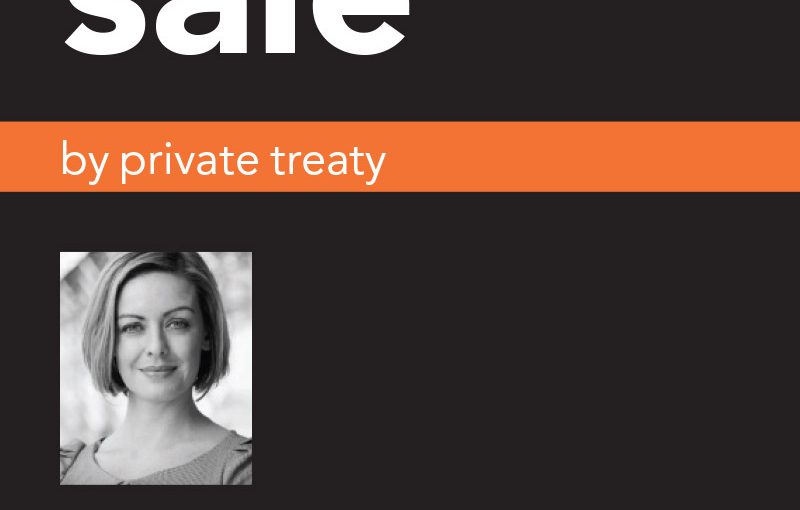 For Sale by Private Treaty (3×4) (with portrait)