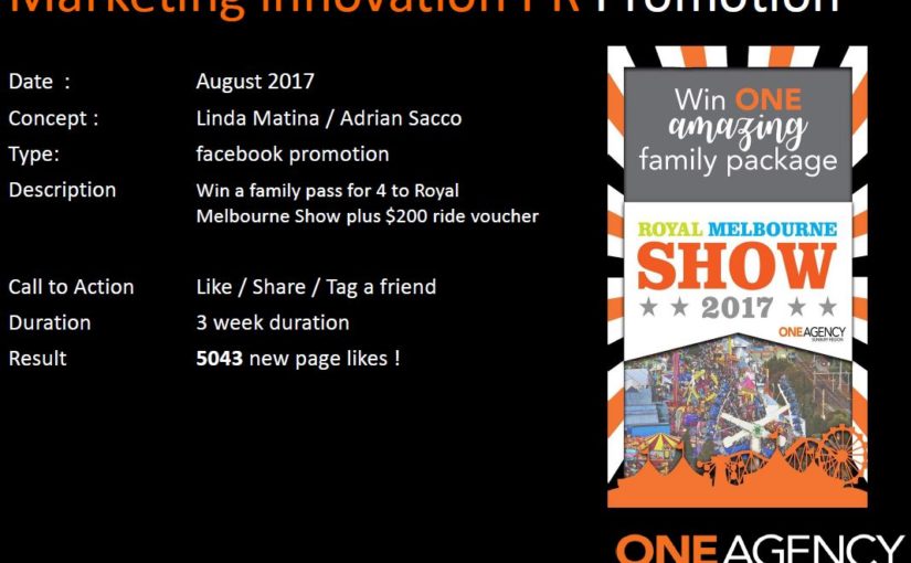 Facebook Promotion – OA Sunbury