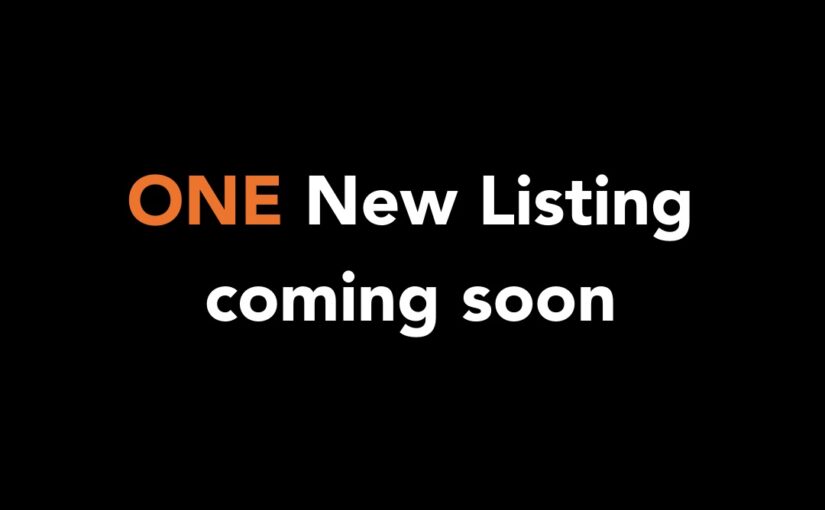 Instagram/Facebook Story – One New Listing Coming Soon – Black